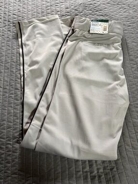 Men's Gray Baseball Pants with Black Side Stripe - Champro Sports